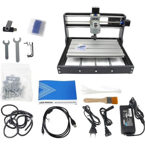 Fresadora CNC, motor de husillo 775, software de control GRBL (1/2)