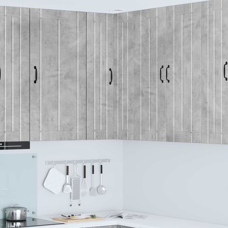 Küchenschrank Lucca Betongrau 57 x 57 x 100 cm Holzwerkstoff