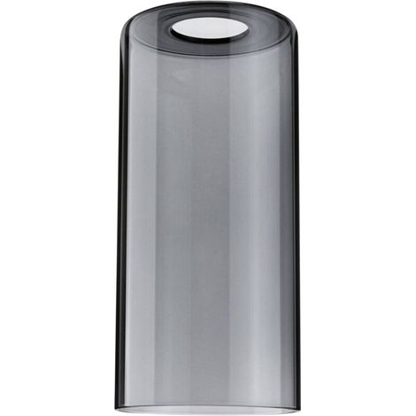 – Abat-jour verre fumé 95607 – Diamètre 100 mm – Hauteur 210 mm – Compatible avec luminaires Urail 2Easy (1/5)