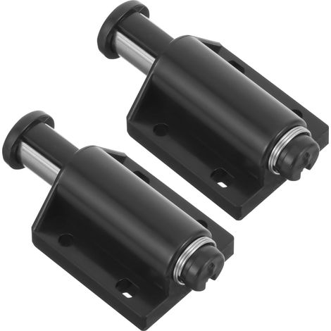 Lot De 2 Pousser Pour Ouvrir Les Verrous De L’Armoire Loquet Magnétique Pour Porte De Placard Sans Poignée Fermeture Auto-Verrouillable Pour Meuble Tv Étagère Et Armoire (1/5)