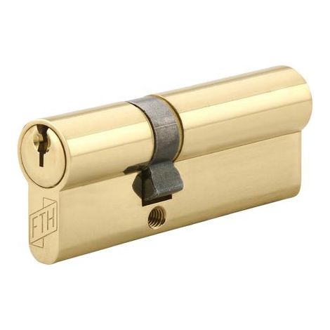 Cylindre de serrure double entrée FTH 5G, 30x50mm, cylindre et clés en laiton, 3 clés crantées - FTH (1/5)