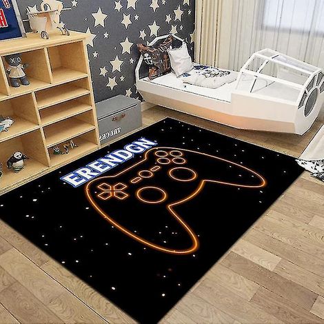 Gamecontroller-Matten, rutschfeste Bodenmatten, Fußmatten, Läufer, Teppich für Schlafzimmer, drinnen und draußen, Kinderspielmatte, mehrfarbig, Jying-40x60cm-Stil 10 (1/5)