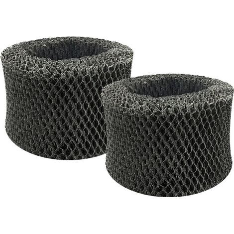 Paquet de 2 Filtres Humidificateur FY2401 FY2401/10 Compatible avec Philips HU4801, HU4802, HU4803, HU4811, HU4813, Remplacement Noir (1/4)