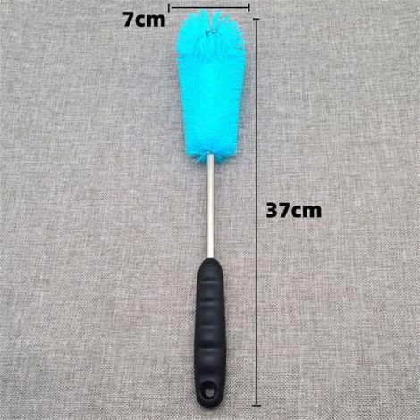 Brosse de nettoyage 6 pièces, manche long, nettoyeur de bouteilles pour laver les récipients, idéal pour nettoyer facilement l'intérieur des bouteilles et récipients divers (1/4)
