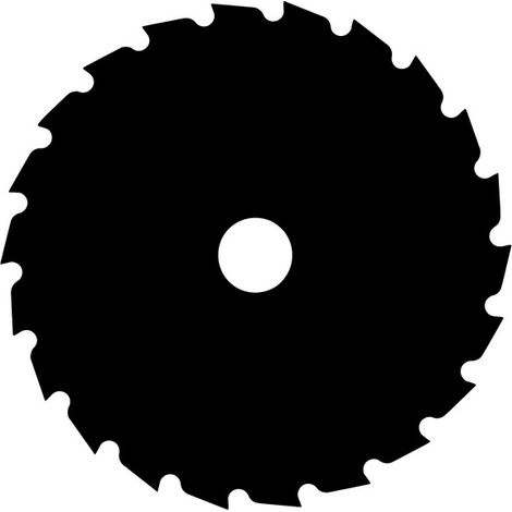 Lame débroussailleuse 200mm – 22 dents à pointes douces – Pour grosses broussailles et roseaux – Alésage 25.4mm (1/2)