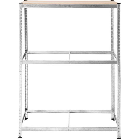 SWANEW Scaffale Portagomme Scaffale per Pneumatici in Acciaio 3 Ripiani Scaffale per 8 Gomme da Officina Garage 795kg 120x40x180cm (1/5)