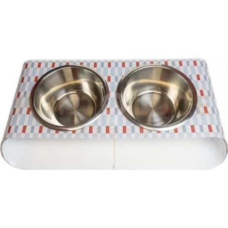 PORTACIOTOLE DOPPIO GRANDE PET CELESTE