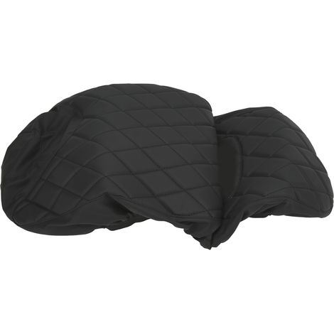 de selle de moto avec coussin d absorption des chocs en cuir (1/5)