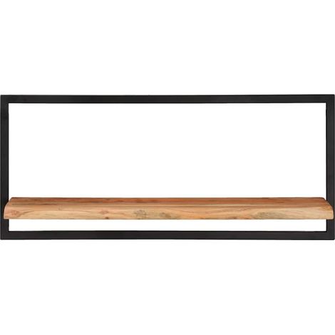 Maison Exclusive - Wandregale 2 Stk. 80x25x35 cm Massivholz Akazi (1/5)