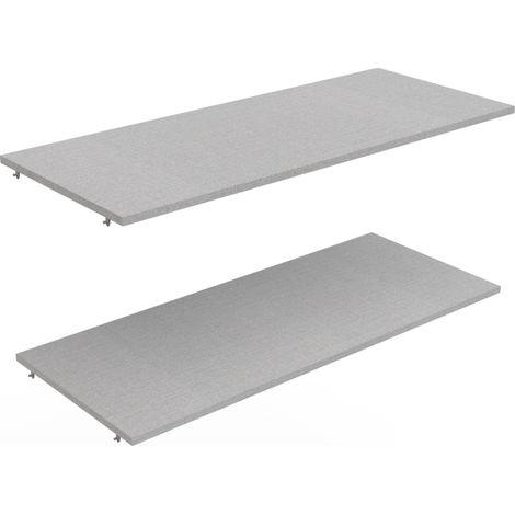 set 2 ripiano per armadio "ghost 200" 95x39,1x3 cm (1/2)