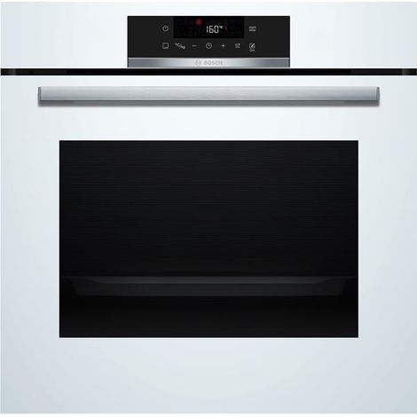 71 l, 60 cm multifunktions-einbaubackofen mit pyrolysefunktion, weiß - Bosch - HBA572BW3F