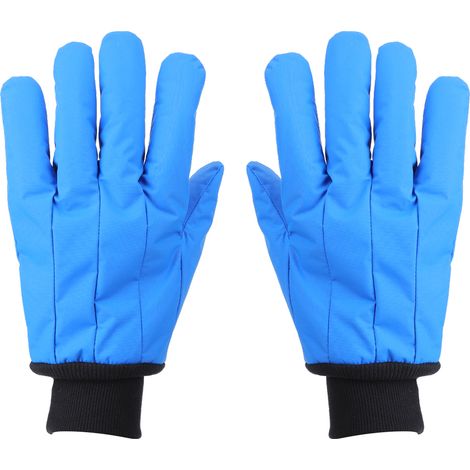Ortviai Gants Cryogéniques pour Azote Liquide – Protection Jusqu’à -360 °C, Coton Résistant au Froid + Matériau Composite Étanche (1/3)