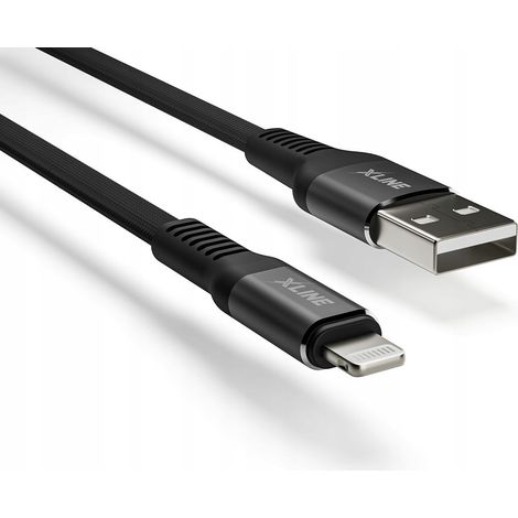 Cavo USB XLINE - Apple Lightning, 2 m, nero, 1 pz. (1/5)