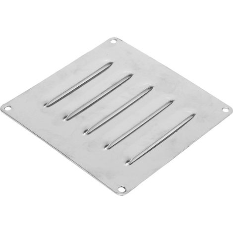 Lüftungsplatten aus Edelstahl, Klappen 127x114mm, Schiffsbeschläge, Bootslüftungsgitter. (1/5)