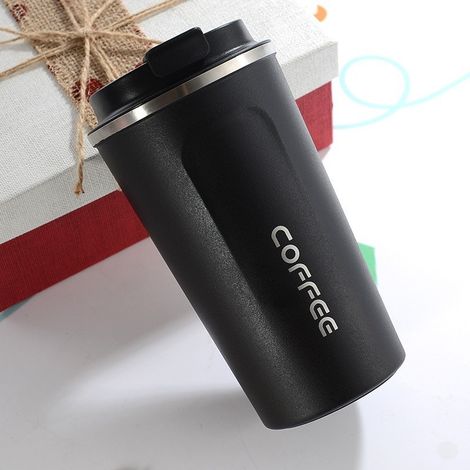 Tasse Thermos À Mesure De Température - Acier Inoxydable 304 - Isolation Sous Vide - Pour Voiture Et Bureau - 350 Ml (1/4)