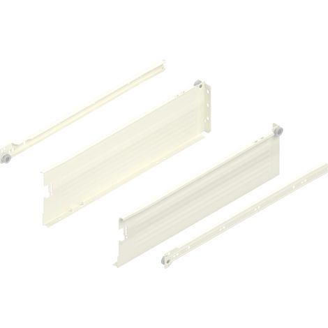 Blum Metabox Teilauszug 450mm C15 Zargenhöhe 118mm,                  RAL9001 Steckversion