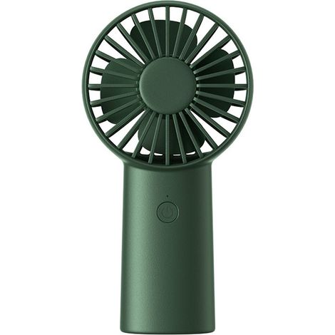 Ventilateur portable，mini ventilateur 4000 mAh，ventilateur de poche rechargeable USB，autonomie jusqu'à 16 h，3 vitesses，vert