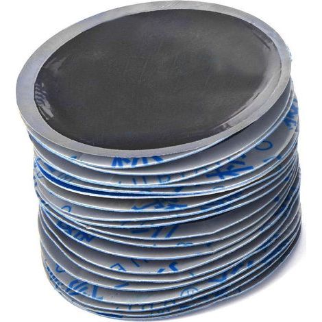 Patch de réparation de pneu, 80 pièces/boîte 58 mm, rond, en caoutchouc naturel, pour réparation de crevaison, réparation rapide, patch à froid, patchs tubeless (1/5)