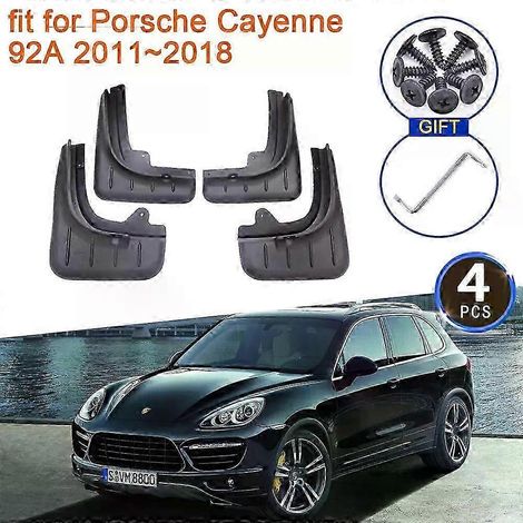 Bavettes, garde-boue et protections anti-éclaboussures de haute qualité pour Porsche Cayenne 92A 958 (2011-2018), modèles 2012, 2015 et 2016. Accessoires pour roues avant et arrière. (1/3)