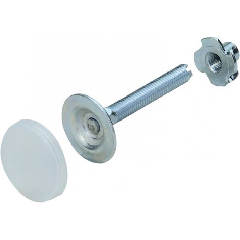 2er Set HETTICH Stellschrauben Stahl verzinkt, L.60 mm HETTICH