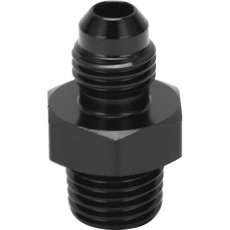 Raccord de ligne de carburant 4 AN vers 1/4 NPT, noir anodisé, aluminium 6061-T6, accessoire auto (1/5)