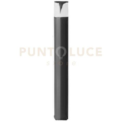 GES732- PALETTO H.80CM D.9CM GRIGIO ANTRACITE 1 LUCE ATTACCO E27 IP44