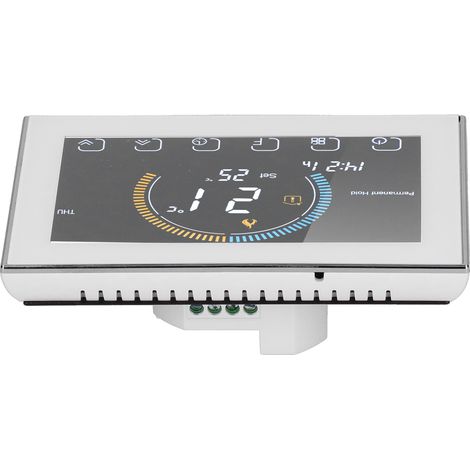 Intelligenter Haushaltsthermostat mit LCD-Hintergrundbeleuchtung und Temperaturregler für Wasser und Gas, AC95240V (BHT8000GCBlanc) (1/5)