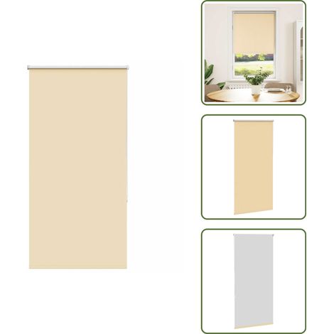 The Living Store Verdunkelungsrollo Beige 80x150cm Stoffbreite 75,7 cm Polyester - Sichtschutz (1/5)