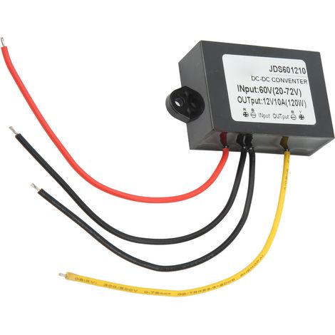 Module convertisseur abaisseur CC étanche IP67, régulateur de tension abaisseur, entrée 20-72 V, sortie 12 V 10 A 120 W (1/5)
