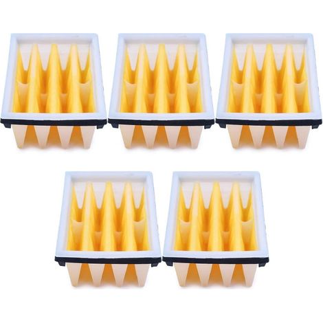 5 pièces Nettoyeur de filtre à air et joint en caoutchouc pour Husqvarna 261 262 266 268 272 272XP 394 Pièces de rechange pour tronçonneuse 503 447 203 (1/5)