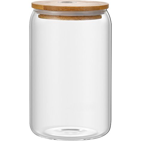 1 Tasse en verre avec Paille et Couvercle, design Bubble Tea, pour Café, Cocktail, Soda, Jus, Smoothies, usage domestique (1/5)