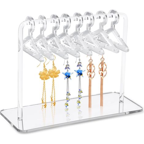 Support de Boucle d'oreille, Support de Boucles d'oreilles en Acrylique, présentoir de Boucles d'oreilles, Rangement de Bijoux pour les Femmes et les Filles (1/5)