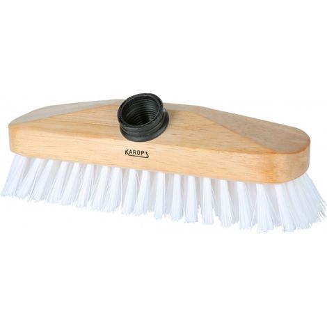Lavapont KAROP'S de madera encerada con casquillo de nylon blanco, para atornillar salida 30