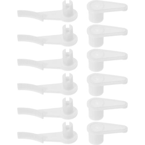 Lot de 6 clips de fixation pour abat-jour de lampe, fixation encastrée au plafond, accessoires d'éclairage, clips de fixation en plastique pour lampes de plafond LED (1/5)