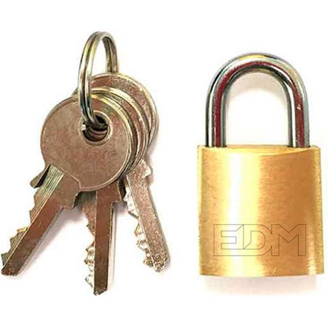 3 Cadenas Laiton Arc Normale 25x15mm - Edm (1/3)