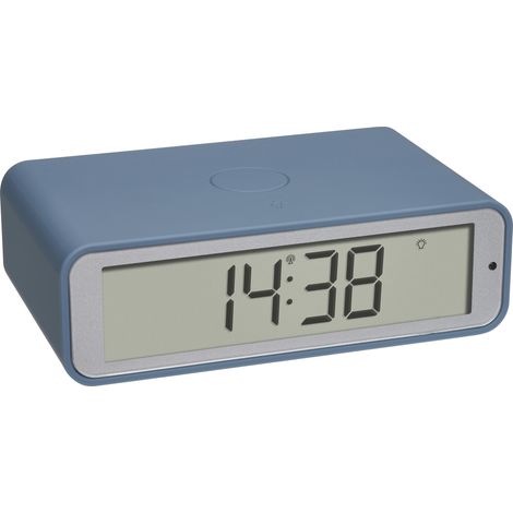 TFA Dostmann 60.2560.06 Funk Wecker Blau Alarmzeiten 1