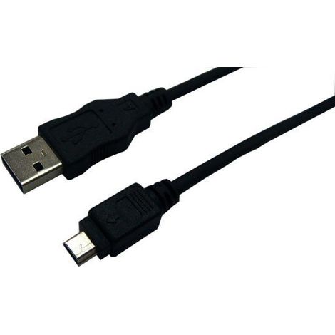 Cavo LogiLink CU0014 USB 2.0 da USB A a mini USB 1,8 m