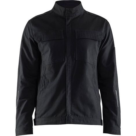 Veste de travail industrie stretch 2D - Noir 6XL