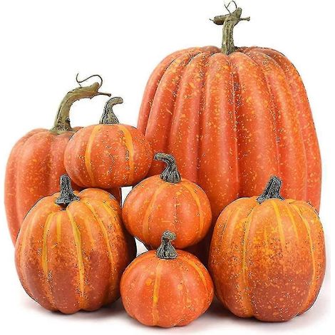 künstliche Kürbisse, Deko-Kürbisse, Herbstdekoration für Thanksgiving, Halloween und Weihnachten (1/5)