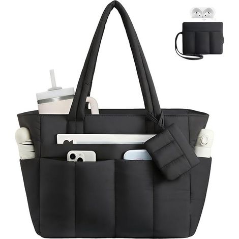 sac portable matelassé ssé pour femme de travail ordinateur portable, idéal les enseignants et infir (1/5)