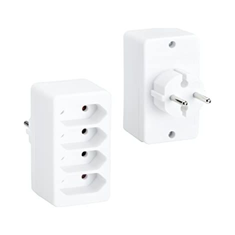 BACHMANN MULTIPRISE MÂLE MULTIPLE EURO, BLANC 921.273
