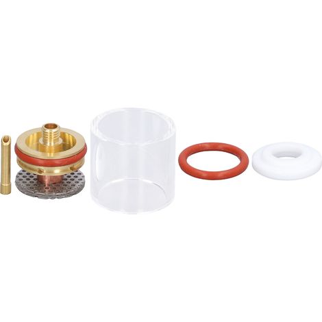 WP-20 WIG-Brenner-Zubehörset mit Gasdüse, Kragen und Glasrohr, kompatibles Ersatzteilset für WIG-Schweißgeräte, 32-teilig (1/5)