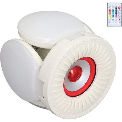 Lampe musicale RGB flexible et réglable avec protection oculaire pour sous-sols et garages, 85 V à 265 V (1/5)
