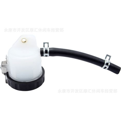 Compatible with Awasaki Ninja Suzuki GSXR 750 brake pump master cylinder fluid cup reservoir rubber hose (1/4)