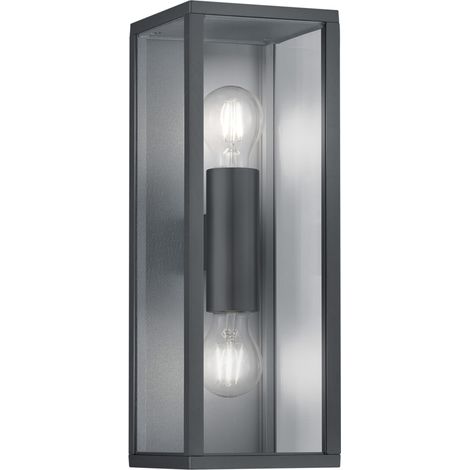 Aplique Garonne Antracita Doble Luz Arriba y Abajo IP44 Trio Lighting (1/3)