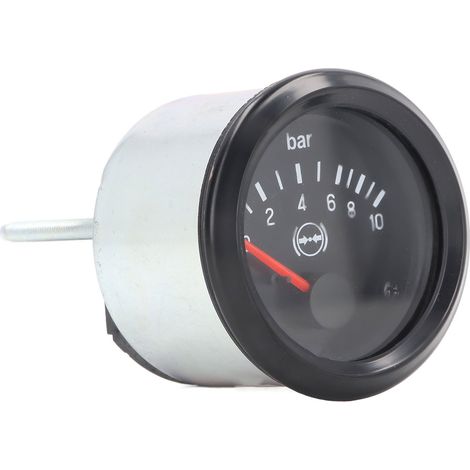 Manomètre d'air 0 à 10 bars Suspension en alliage d'aluminium sensible haute précision 12 V (350‑030‑011) (1/5)