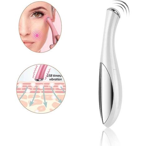Appareil de massage oculaire à vibrations électriques anti-rides, mini appareil pour éliminer les poches sous les yeux, soin du visage par vibrations (1/5)