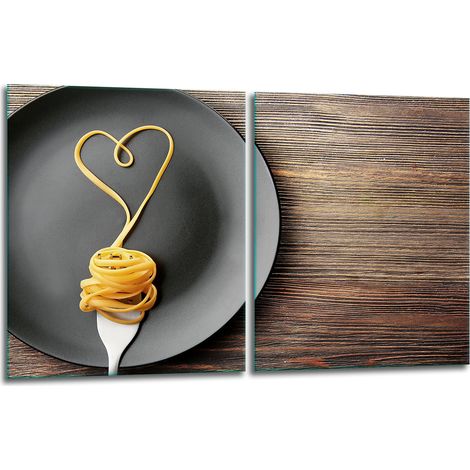 2 plaques de protection en verre pour cuisinière 40x52 (1/5)