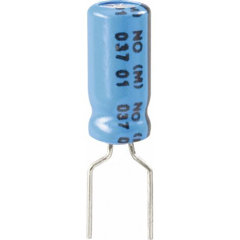 Vishay 2222 037 38109 Condensateur électrolytique sortie radiale 5 mm 10 µF 63 V 20 % (Ø x H) 5 mm x