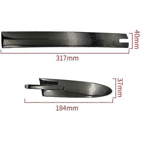 Cache-charnières de toit de voiture de haute qualité, clips gauche et droit, références 54377184037 et 54377184038 pour BMW M3 E93 F83 F33